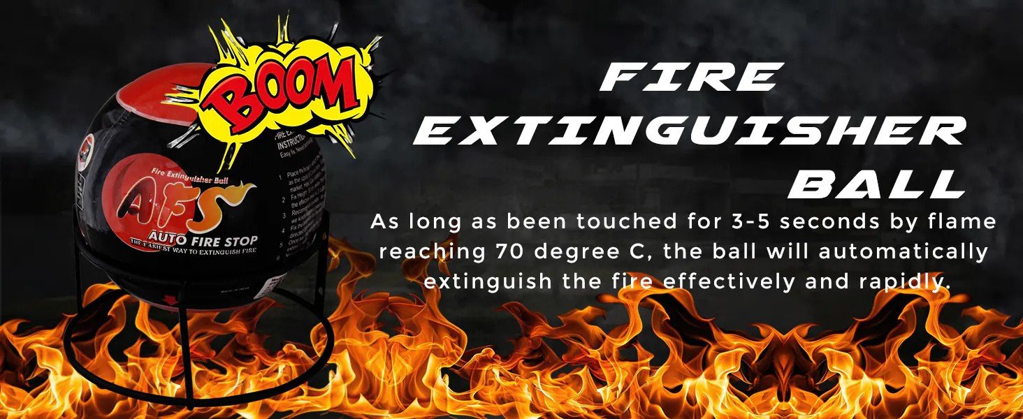Automatic fire extinguisher ball AFS for 24x7 fire protection